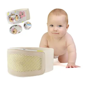 Umbilical Hernia Belt Baby Belly Button Band Infant Belly Wrap Truss Abdominal Binder for Children Kids Support Adjustable Navel Belly Band Newborn Umbilical Cord 15-20 inch