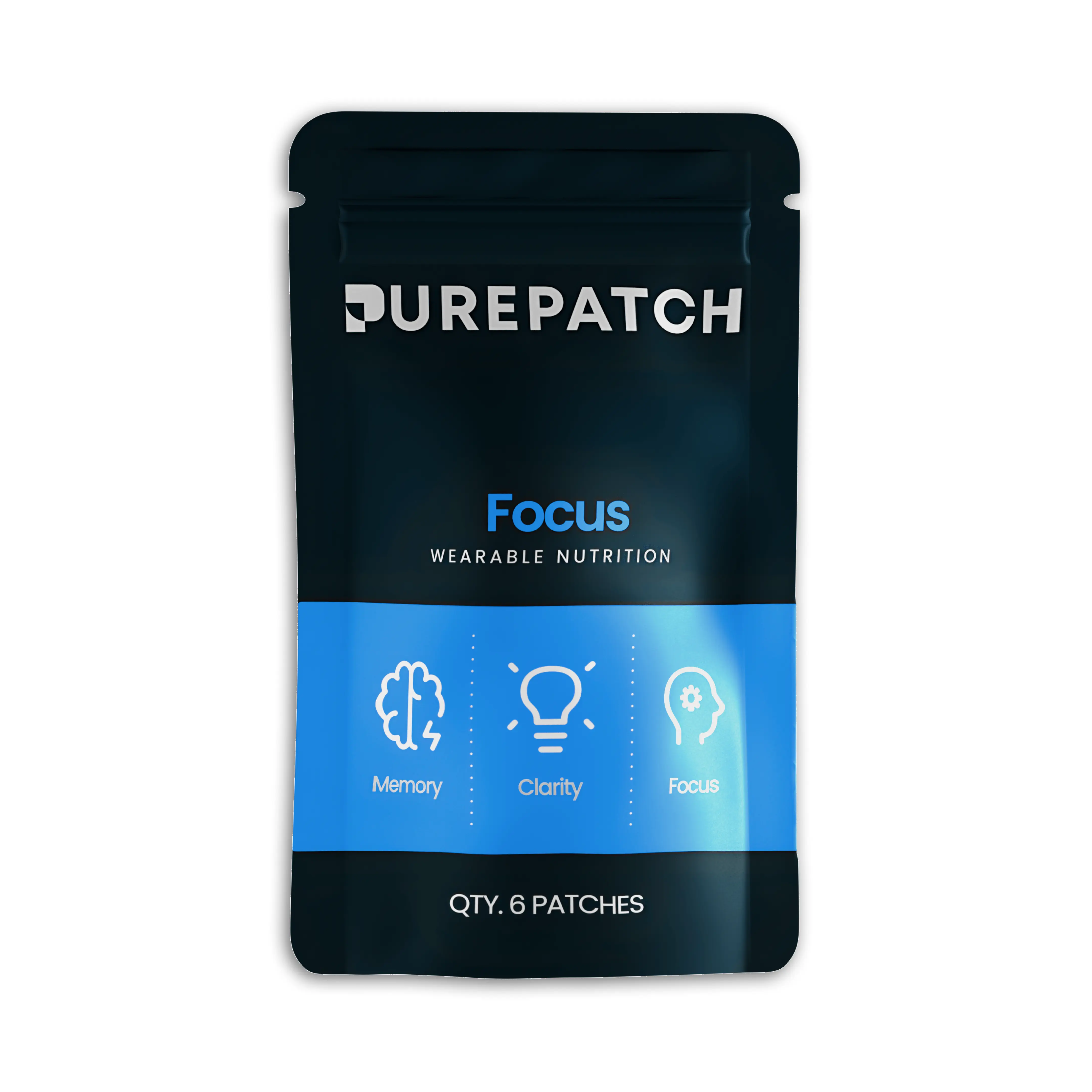 Focus Wearable Nutrient Patches – 10X Better Absorption, 12-Hour Sustained Release for Focus & Concentration