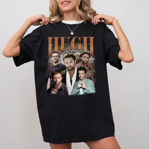 Hugh Jackman Vintage Shirt, Graphic Tee, Hugh Jackman Retro 90s Shirt, Hugh Jackman Gift Merch