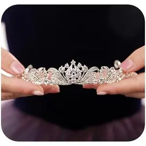 Wedding Tiara for Women Princess Crowns and Tiaras for Bride Rhinestone Birthday Crown Headband  Costume Party Prom Hair Accessories