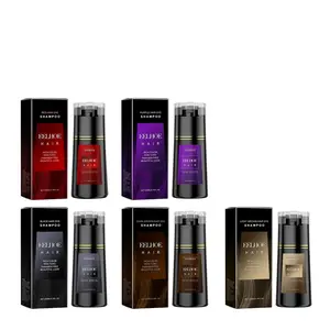 Black Hair Dye Shampoo Plant Extract Treatment Multi-Color Diy Color Trend Hair Gentle And Easy Color Shampoo Haircare Ginseng