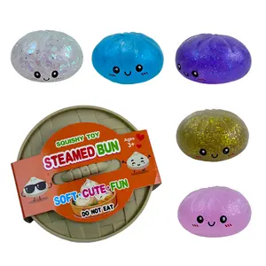 Expressive Big Dumpling Squishy - Blind Box, Mysecret Bun Fidget Toy, Soft TPR Material, Stress Relief, Unboxing Surprise,rare squishy Random Style per Pack.Valentine's Day and Easter gifts, suitable for children to exchange gifts