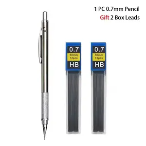 Mechanical Pencil & Pencil Lead Set, Art Sketching Drawing Automatic Pencil & Pencil Lead Set, Office Writing Stationery Supplies