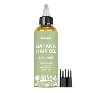 Adglamful Batana 5-in-1 Miracle Hair Treatment with Rosemary & Castor Oil Blend - Moisturizing Formula for Color & Chemically Treated Hair, Instant Shine & Silky Smoothness, Moisturizing Hair Oil