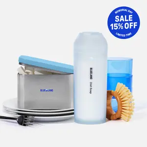 Blueland Dish Duo, Mineral & Plant-Based Powder Dish Soap + Plastic-Free Dishwasher Tablets, Eco-Friendly