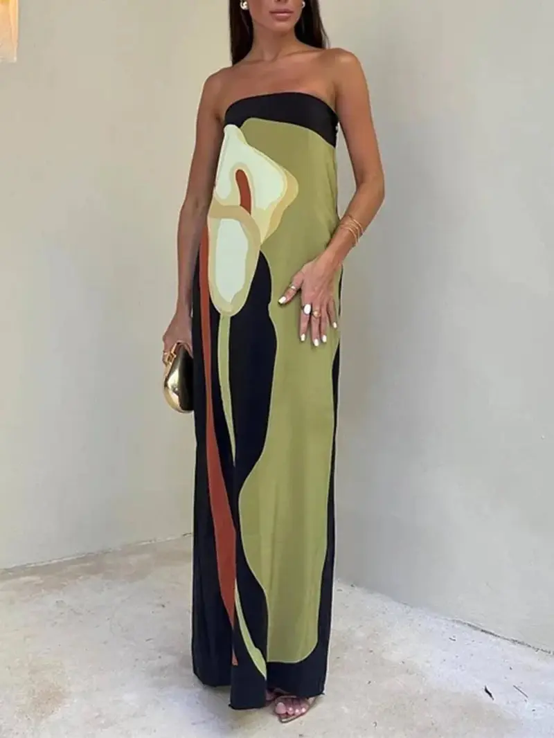 Black and white color block dress - TikTok Shop