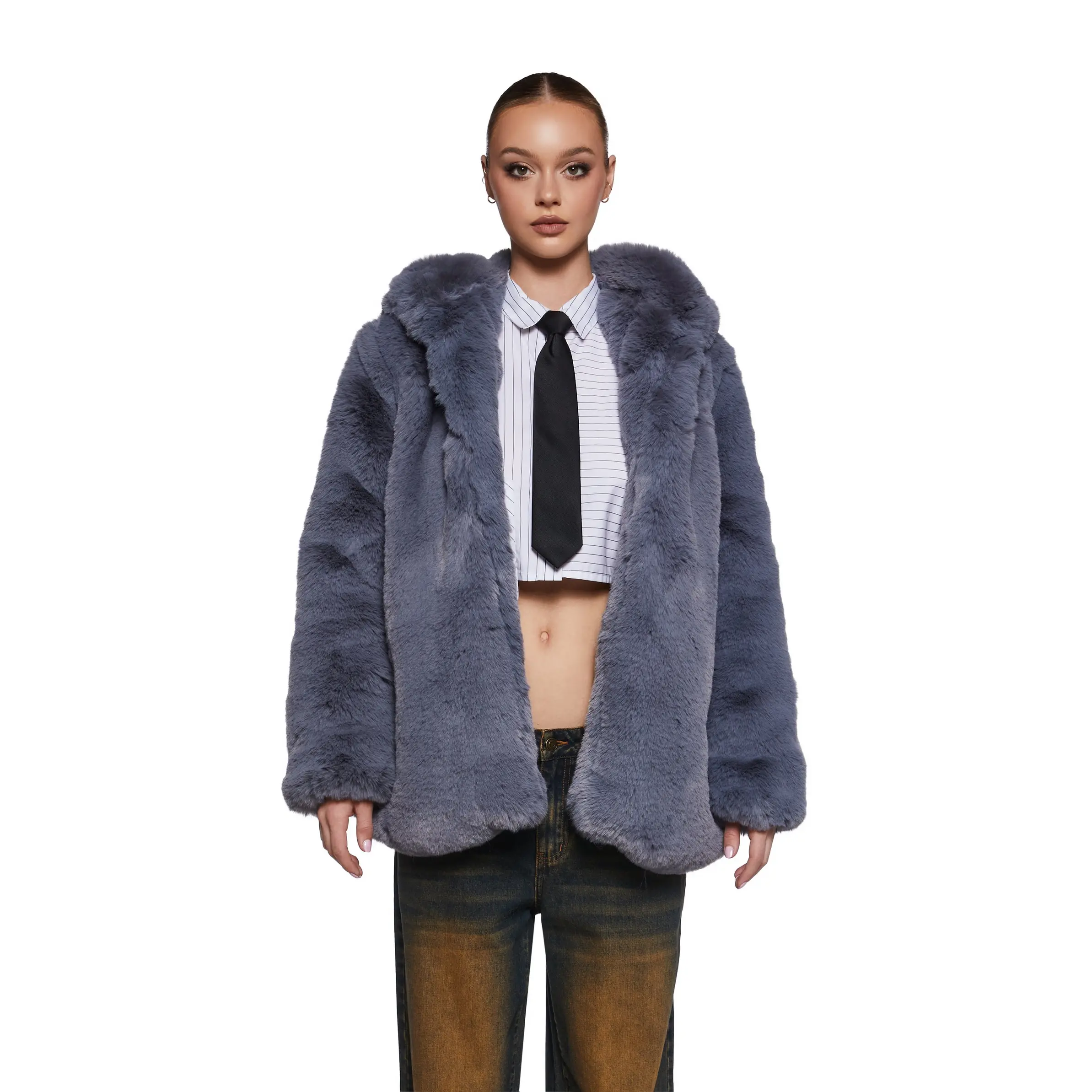 Wild Wintering Faux Fur Coat