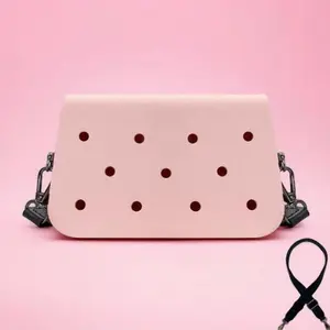 CharmPop Mini Bag - 5 FREE JIBITZ, Zip Custom Charm Cosmetic Pouch, Vanity Makeup Organizer, Travel Cosmetic Bags, Personalized Travel Accessory, Gift for Her