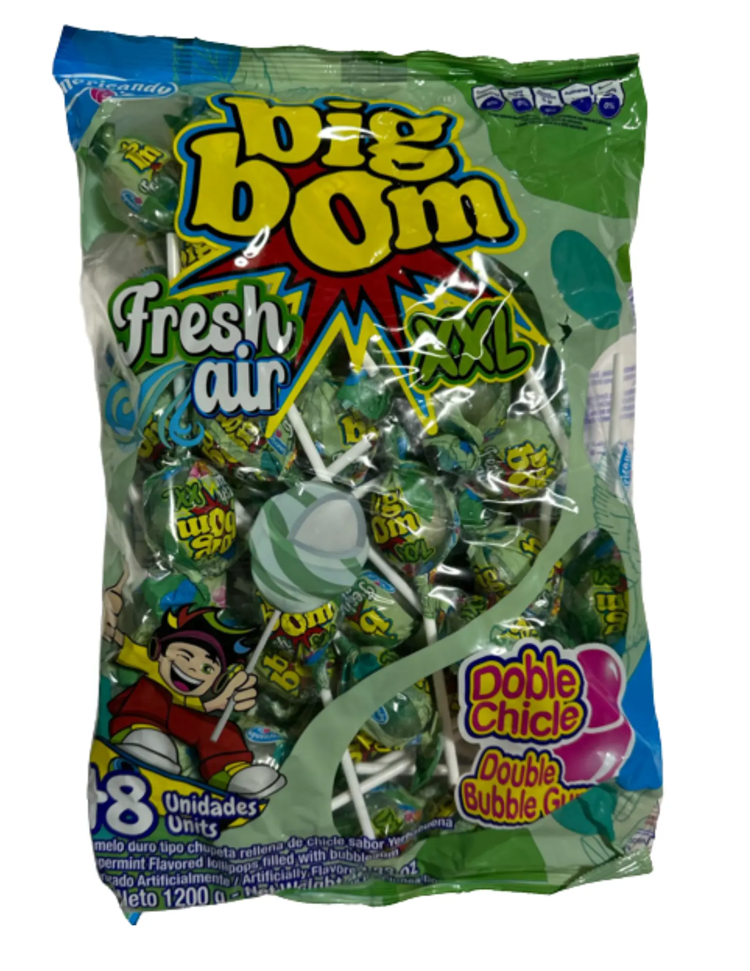 Americandy XXL Lollipops, Fresh Air