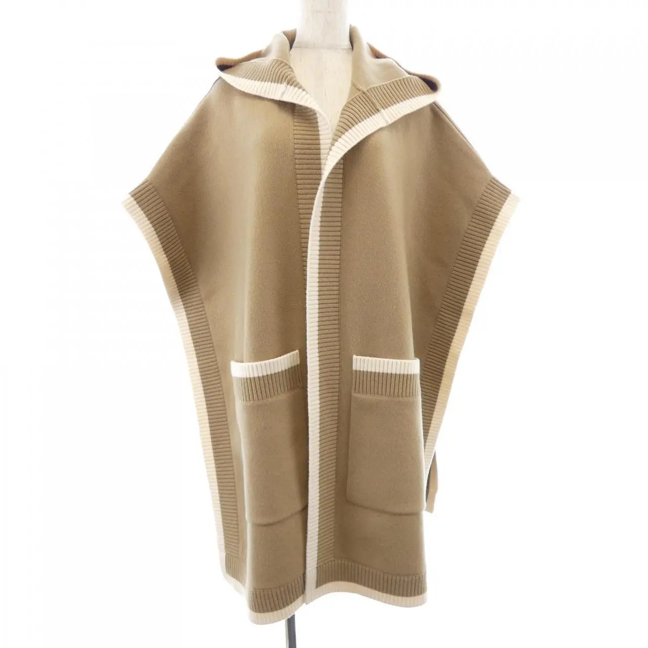 Pre-owned BURBERRY Cashmere Small Leather Goods Blend Cape