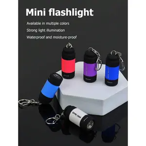 2PCS Mini USB Rechargeable Portable Flashlight, Camping Lamp Outdoor Gear, Copper Metal Small Flashlight, LED Super Bright LED Cute Mini Pocket Flashlight Keychain, Small Flashlight, Bright Waterproof Gift For Outdoor Nighttime Lighting