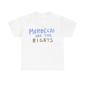 [SALE UP TO 30%] + [FREE SHIP] Regular Show Mordecai and the Rigbys Unisex Cotton T-Shirt, TV Show