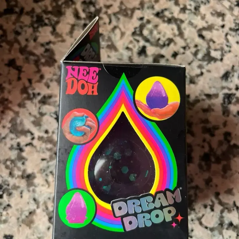 Nee Doh single random colorGlitterRelaxationDreamDropSensoryFidget Toy for Stress Relief and