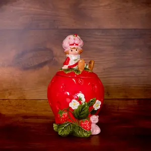 Sweet Strawberry Stash Cookie Jar
