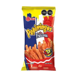 Leo Papirringas a la francesa 100g (2 Pack) Snack Chips Mexican Crunchy - Crispy Snack