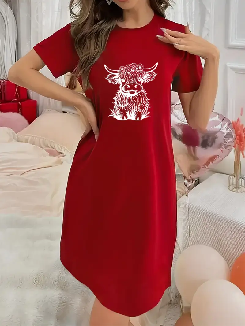 white christmas dresses Cozy Christmas White Sleeve Night Gown Women's Knee Length Night Wear at Colada Co Clothing Store. Medium / White / Cozy