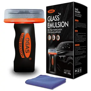 Automotive Handheld Oil Flmr Cream,Oil Film Cleaning Emulsion , Car Coating Spray, Glass Cleaner, Car Wax Polish Spray,Glass DecontaminationWithoutTraces,Restore Glass to Clear