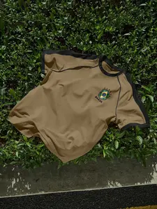 Brazil Football Shirt Palm Concept, Football Jersey, Suitable for S or M Size, Fashion Design for Soccer Fans, Comfortable Fit for Games & Casual Wear