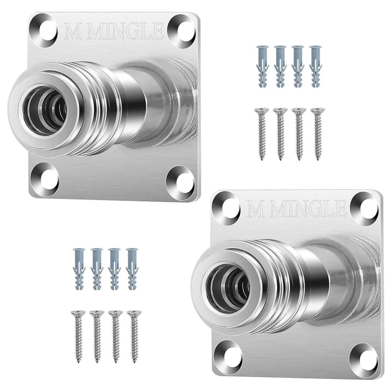 M MINGLE 2-Pack Wall Mount Automatic Foam Cannon Holder, Car Wash Accessory with 1/4" Quick Connect Foam Spray Lance & Sprayer, Washing Equipment, Father's Day Gift, Car Wash Sprayer