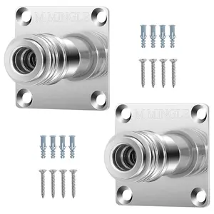 M MINGLE Automatic Foam Cannon Holder, Foam Cannon Wall Mount with 1/4" Quick Connect - 2 Pack