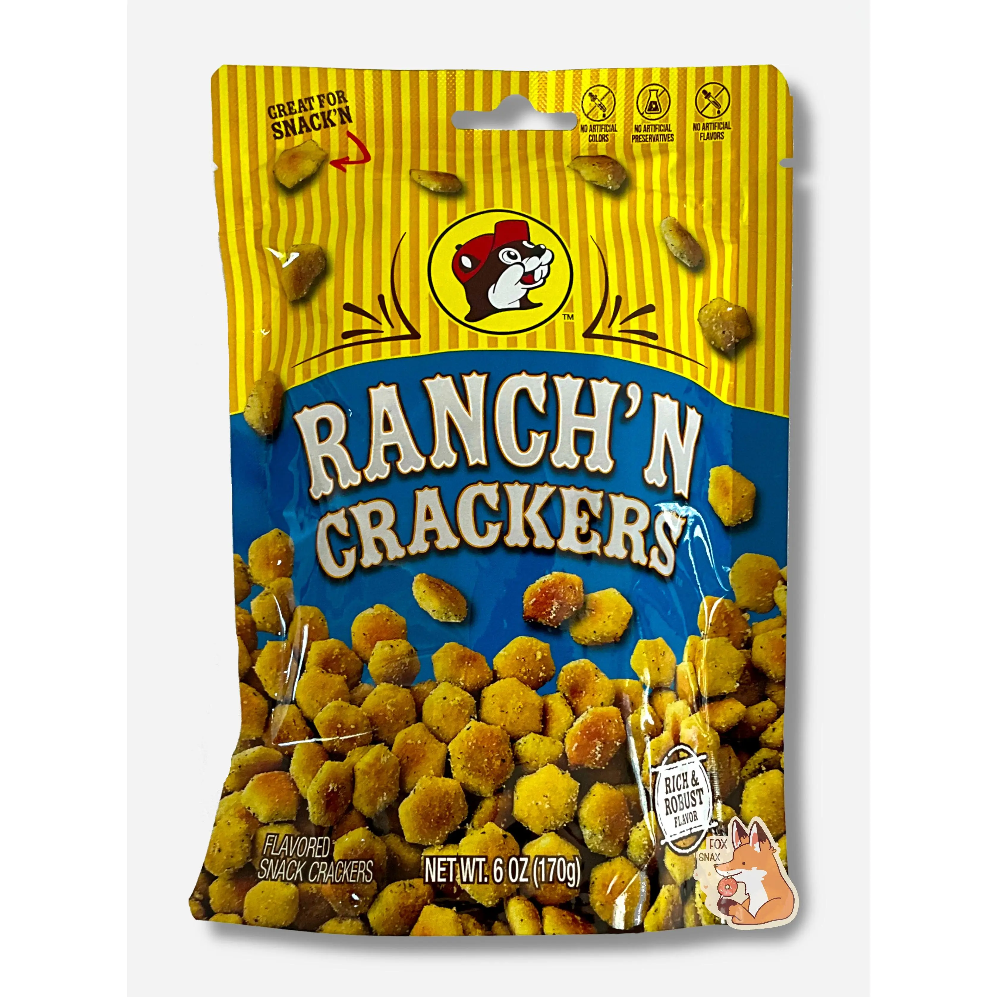 Buc-ee's Ranch'N Crackers Snack Crunch Snack Chips
