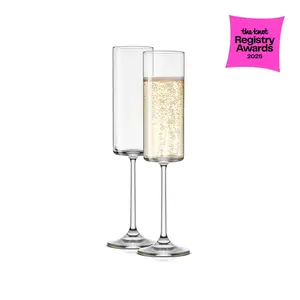 Claire Champagne Glasses, 5.7 oz