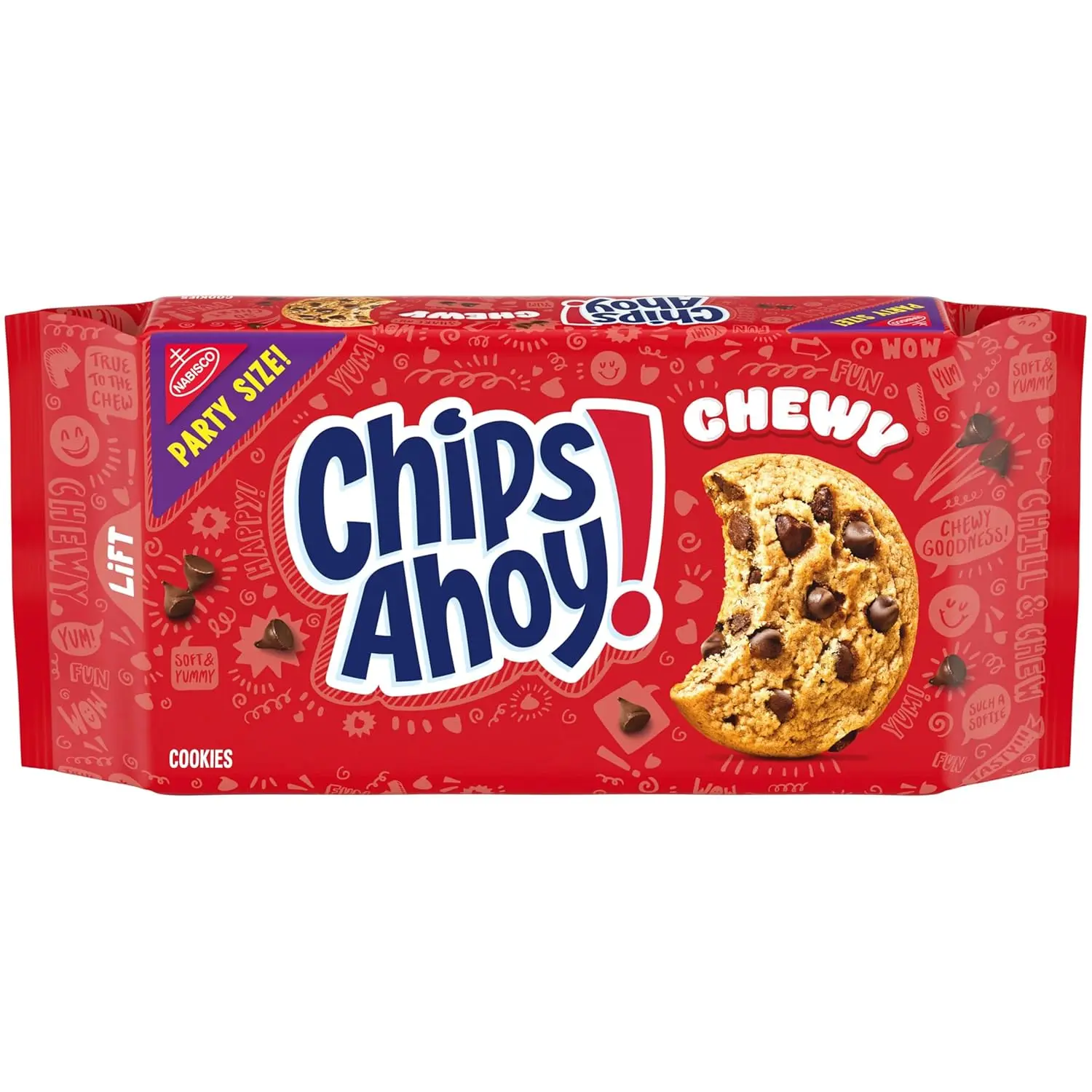 Chewy Chocolate Chip Cookies, Party Size, 26 oz