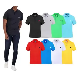 4-Pack: Men's Cotton Pique Short Sleeve Polo Shirts