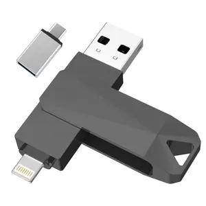 1TB USB3.0 Flash Drive for iPhone Photo Stick,Dual Memory Stick Data Backup Drive, 3 in 1 USB C Thumb Drives USB Stick Pendrive for iPhone/iPad/Android/PC