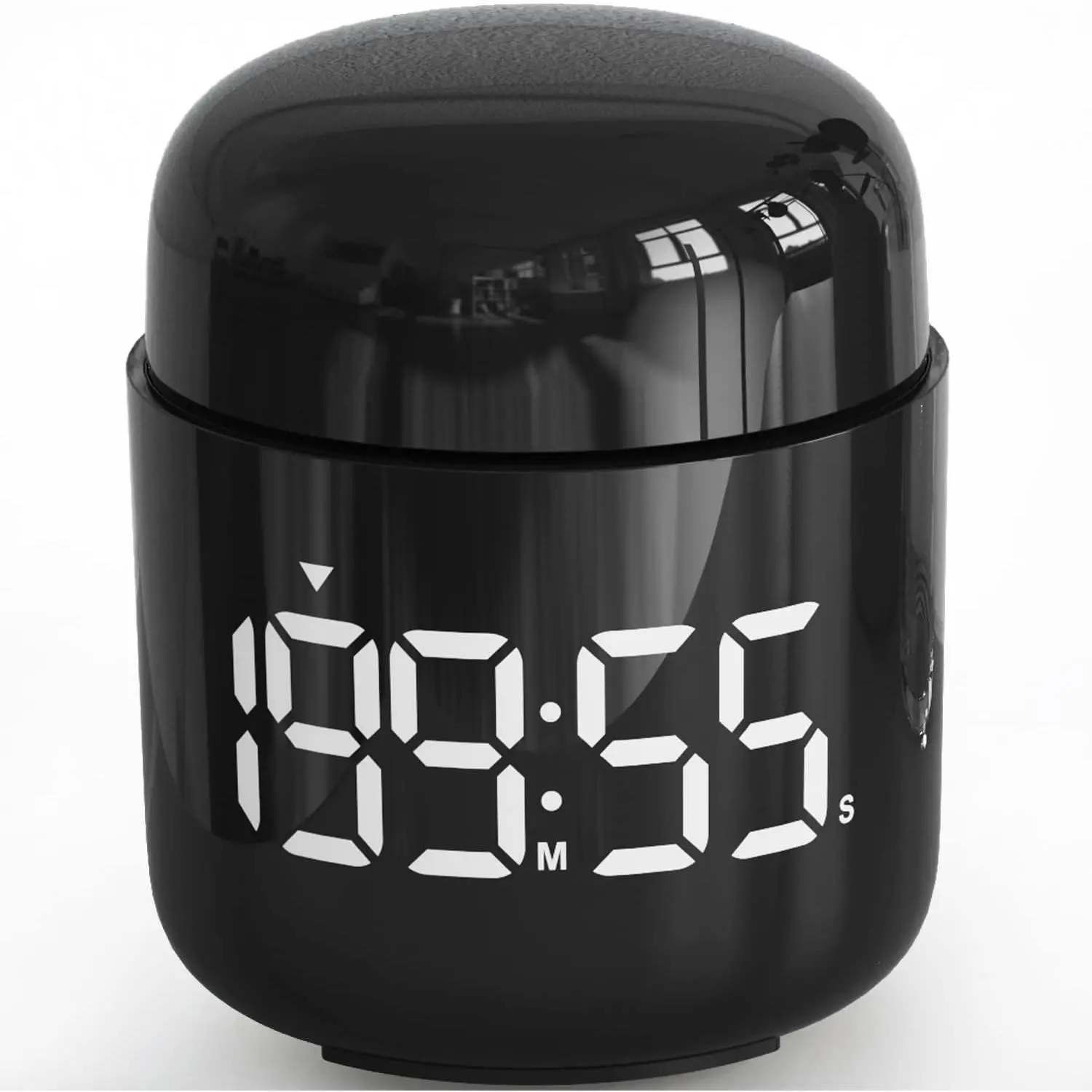 Digital Kitchen Timer,Countdown Countup Timer with Large LED Display Volume Adjustment,Timer for Cooking, Classroom Time for Kids and Teachers. (Black)