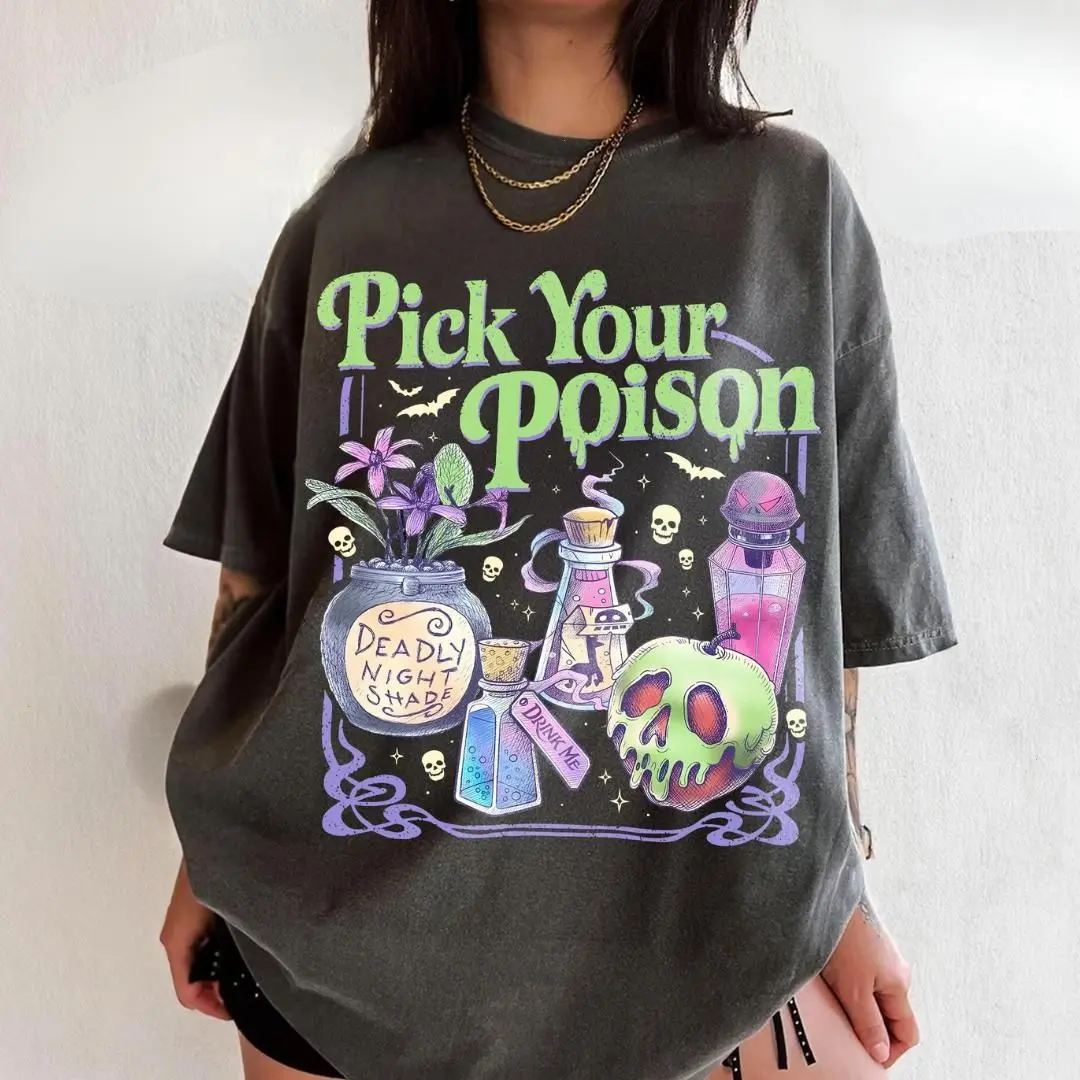 Pick Your Poison T-Shirt, The Emperor's New Groovee Vintage Shirt, Birthday Gift Tee Matching Family Shirts Vacation Sweatshirt Trip Shirt