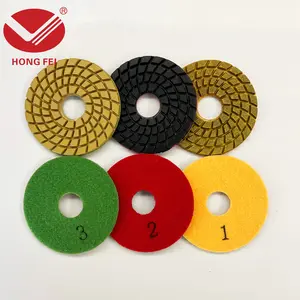 Floor grinding disc, 4-inch diamond polishing pad, grinding disc suitable for granite, marble, and concrete, stone grinding disc, angle grinder disc, power tools