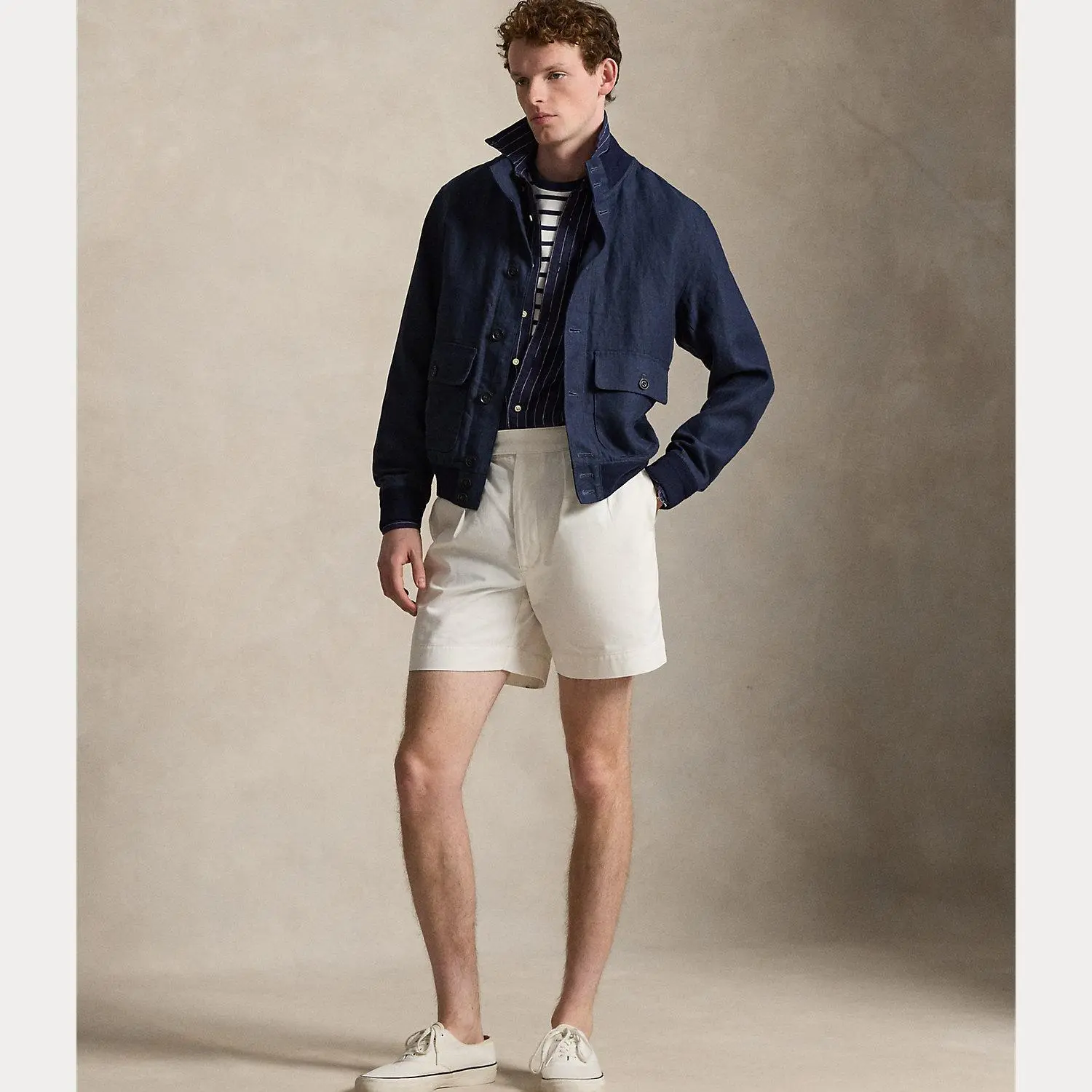 Polo Ralph Lauren - The Barrett Linen Herringbone Jacket Polo Ralph Lauren - The Barrett Linen Herringbone Jacket