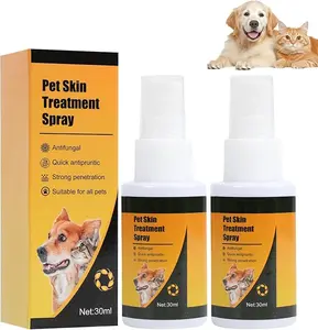 Pet Skin Sprays for Dogs & Cats,Pet Skin Care Spray, Nature Soothing Spray for Clean and Soft Skin, Pet Skin Treatment Spray for All Animals (2Pcs)