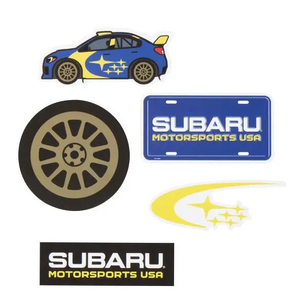 SMSUSA Sticker 5pk Subaru official genuine new