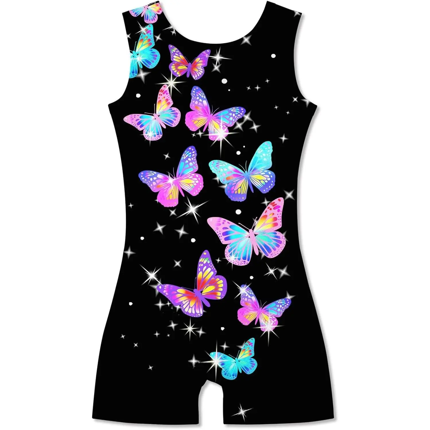 Girls Gymnastics Leotards Toddler Unitard Biketard Clothes Cute Kid Tumbling Dance Outfit 2-10T