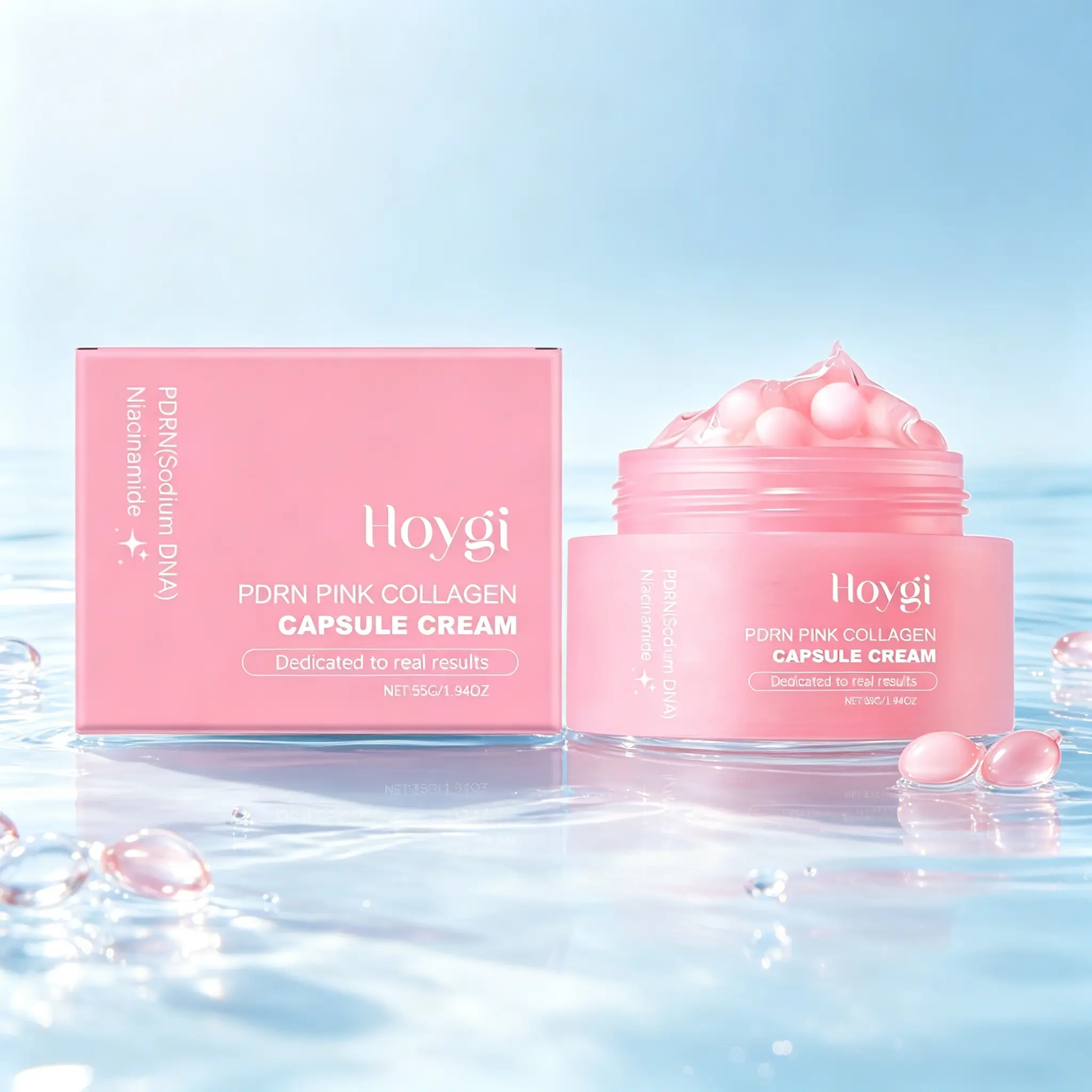 Hoygi PDRN Collagen Cream – Firm & Hydrate Skin! Niacinamide Face Moisturizer 55g