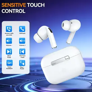 Upgraded Wireless Earbuds | Deluxe version headphones + Cross Ear Clips | Basic version daisy ear clips, Wireless In-Ear Headphones, Ultra-Long Playtime, Gaming Business Sports Headset with Microphone, Suitable for Active Lifestyle