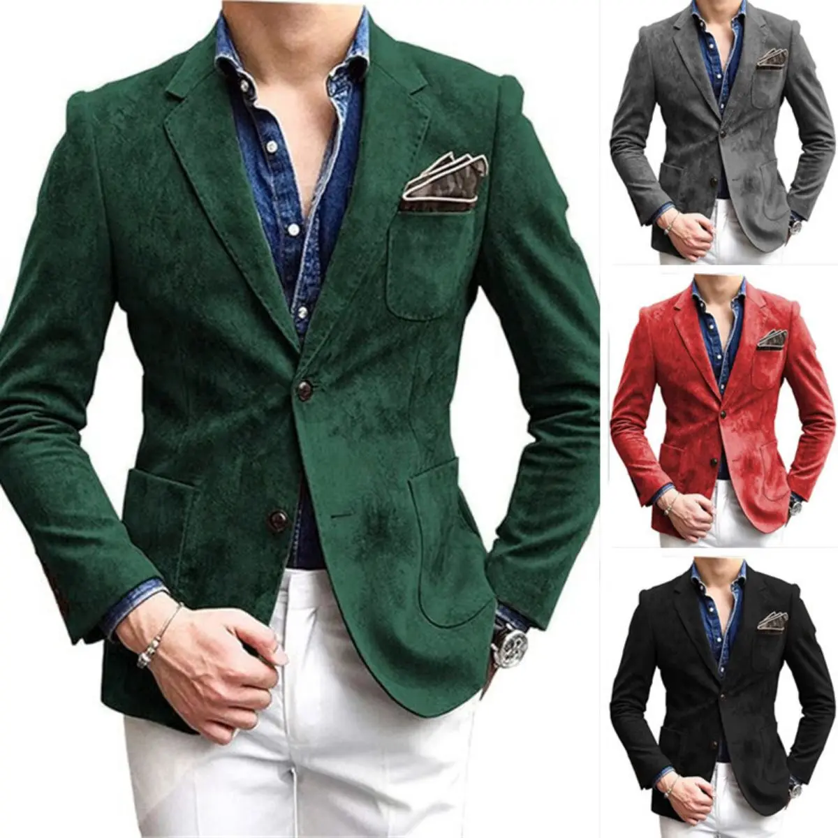 Men's Classic Solid Linen Blazer, Lightweight and Breathable for All-Day Casual & Semi-Formal Menswear Outfits, Shirt, Fashion
