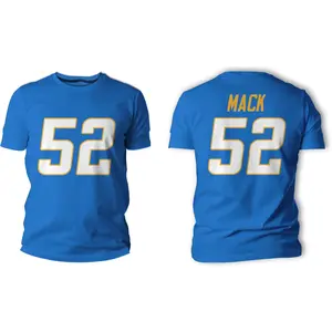 Mack #52 Football T-Shirt Cotton Jersey
