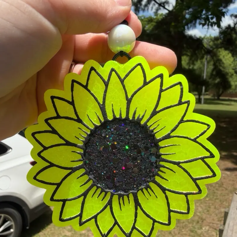 Sunflower Car Freshie