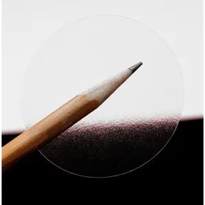 2 Inch Clear Round Stickers, 1000/Roll, Polystyrene, Ideal for Envelope Sealing, Shipping Packages, Library Supplies