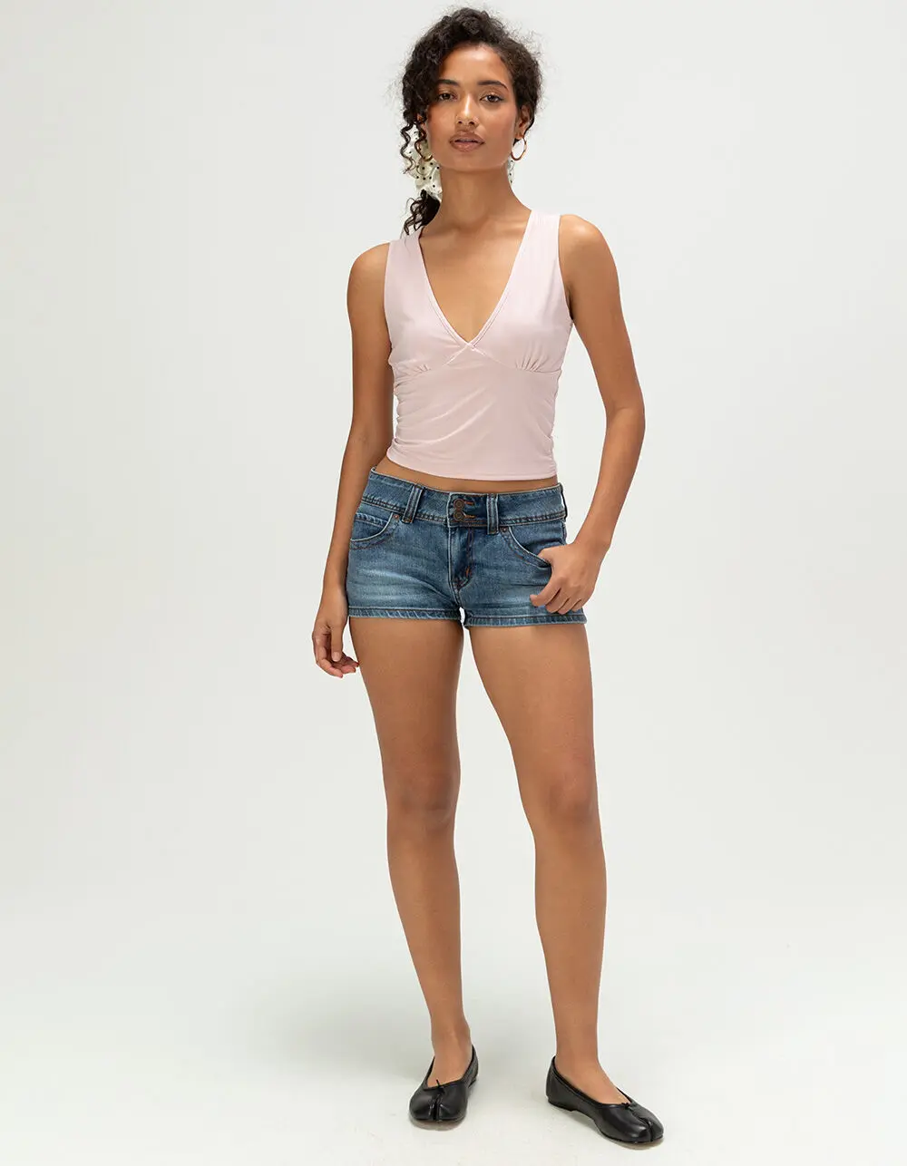 RSQ Womens Low Rise Micro Shorts