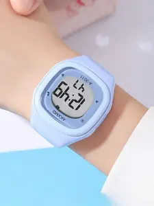 Women's Student Sports Electronic Digital Watch, New High School & College Model, Unisex Dopaamine Wristwatch, Casual Style