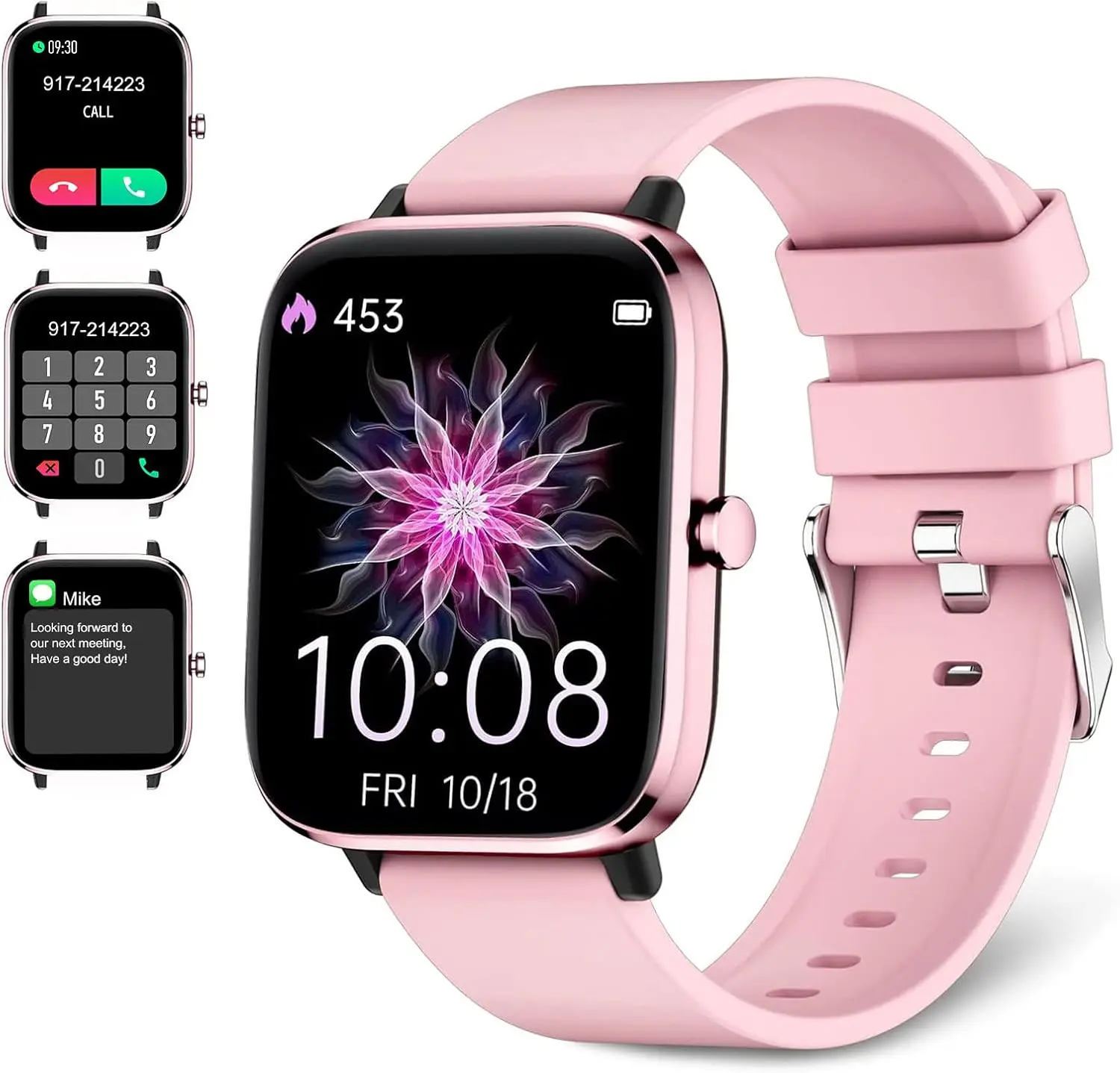 Zaffir Smartwatches , Featuring Message Alerts, Call Answering, Health Monitoring, Activity Tracking, Notification Reminders, And Fitness Functions.Not Waterproof