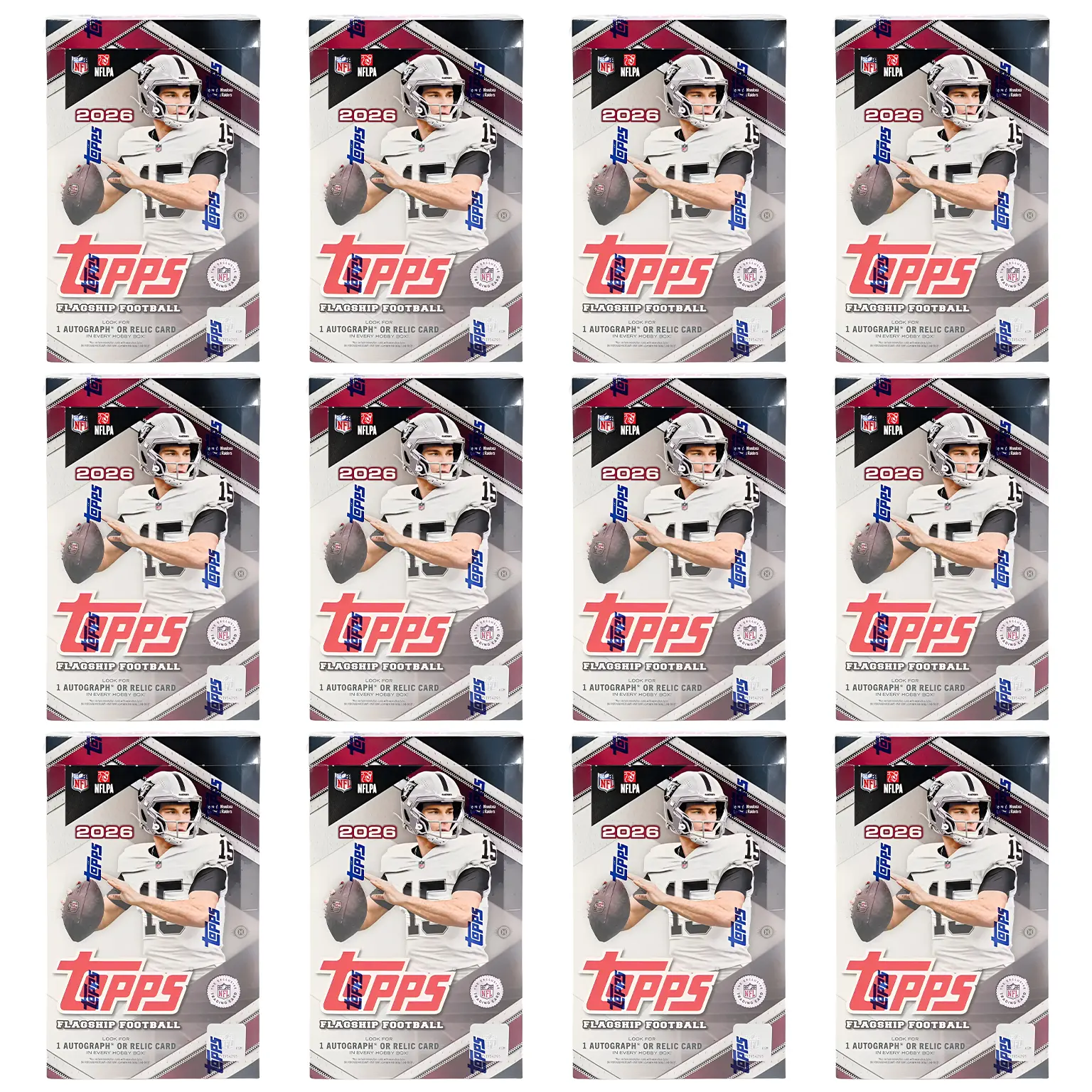 #3 [1 Full Case] 2026 Topps Flagship Football Hobby Pick Your Team Break