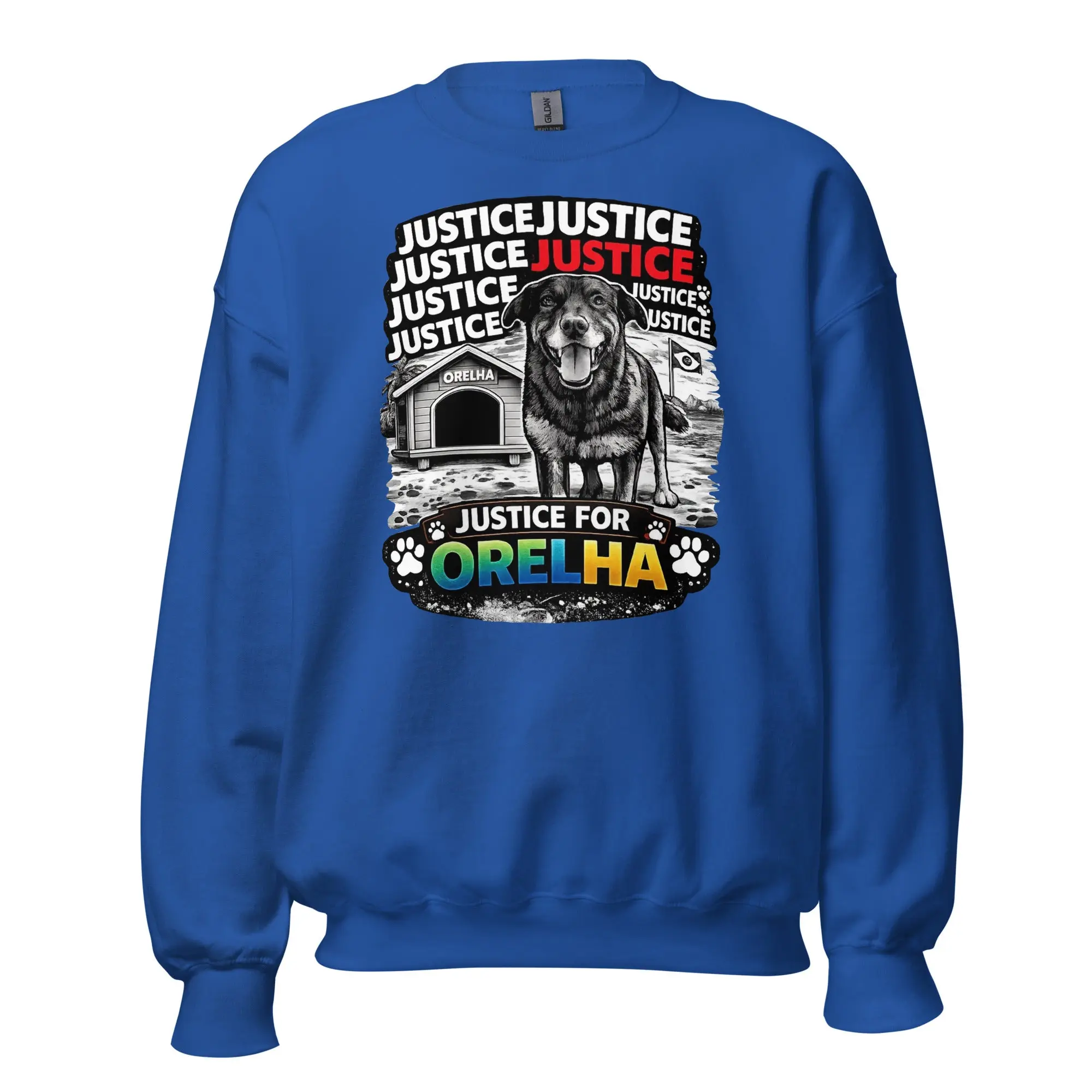 Justice for ORELHA Color Splash Beach crewneck