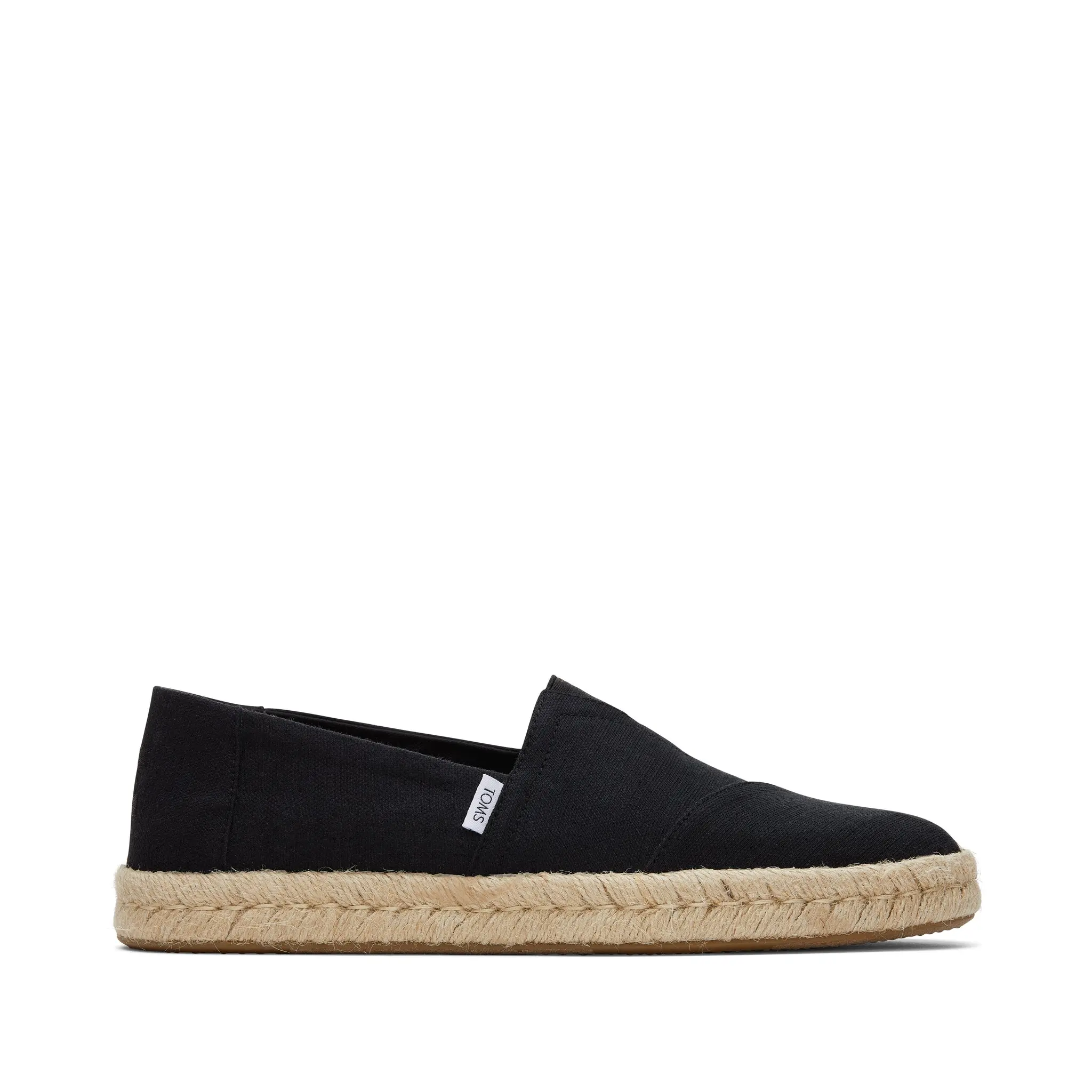 Alpargata Black Recycled Cotton Rope 2.0 Espadrille