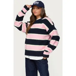 Edikted Women's Conrad Striped Knit Sweater Edikted Women's Conrad Striped Knit Sweater