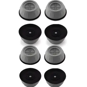 8pcs Anti Vibration Pads for Washing Machine, Dryer Foot Pads - Noise Reduction, Shock Absorption, Non Slipery Floor Protecter for Hardwood and Tile Floors, Universal